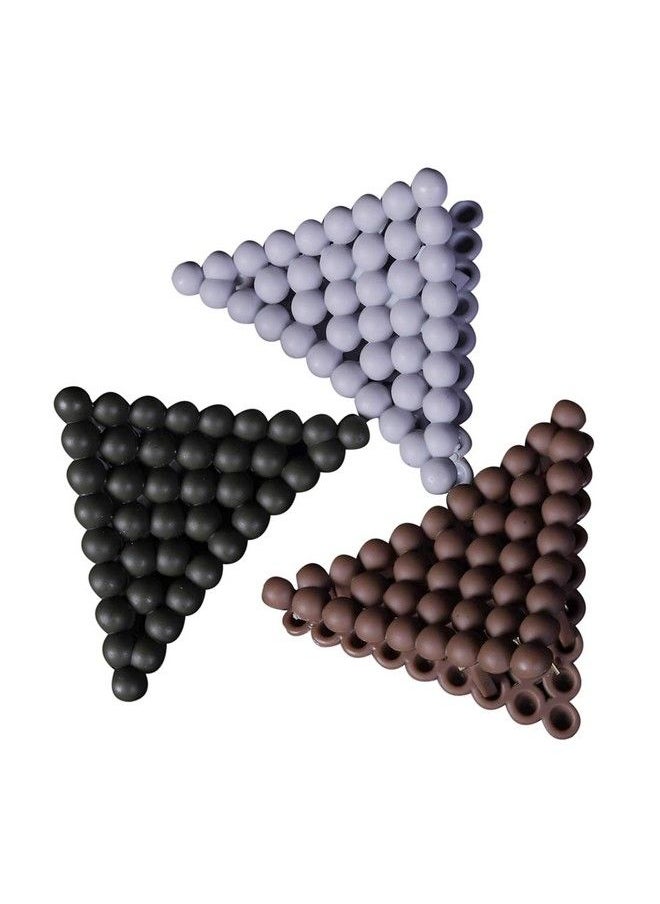 BIRDWARE Hair Accessories Hollow Hair Clips Medium Acrylic Clutchers Multicolor Butterfly Girls And Women Minimalist Dainty Triangle Geometric Clamps Hair Clutchers Metal Hairties 3 Pcs  - Image 1