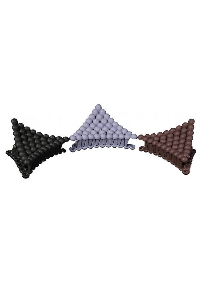 BIRDWARE Hair Accessories Hollow Hair Clips Medium Acrylic Clutchers Multicolor Butterfly Girls And Women Minimalist Dainty Triangle Geometric Clamps Hair Clutchers Metal Hairties 3 Pcs  - Image 4