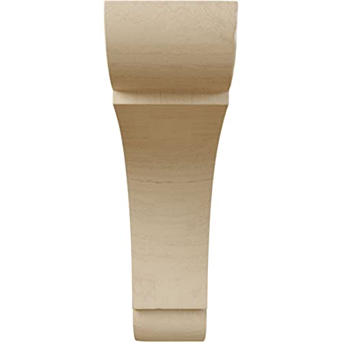 Ekena Millwork BKTW01X06X06OLRW-CASE-4 Small Olympic Wood Wood Brackets, 1 3/4"W x 6"D x 6"H (4-Pack), Rubberwood - Image 2