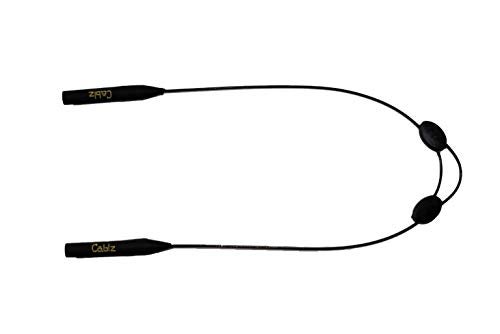 Cablz Skinnyz Zipz Eyewear Retainer | Black Stainless Cable Eyewear Retainer Strap | 14 inch - Extra Small End - Image 3
