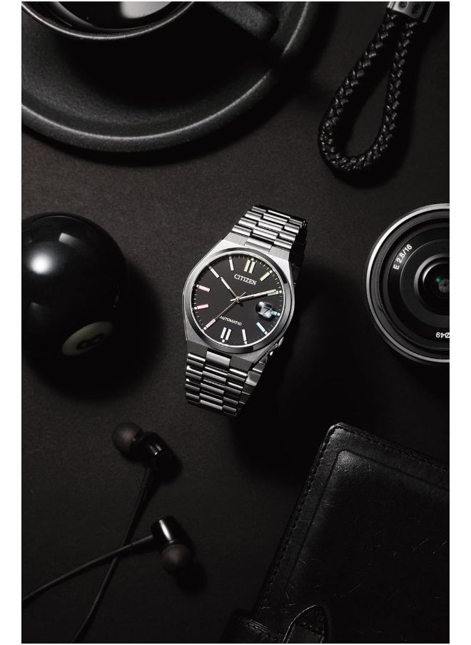 CITIZEN Men's Tsuyosa Black Dial Automatic Watch - NJ0151-53E  - Image 5