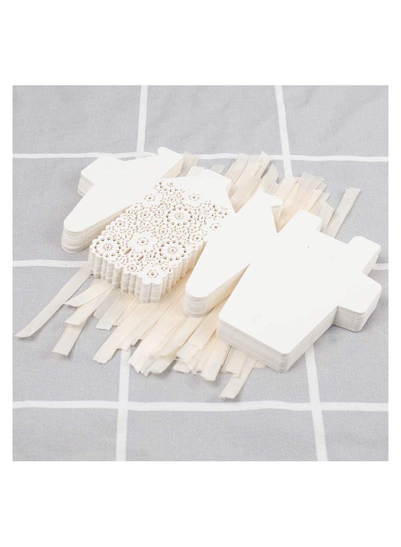 Party Favor Box, Floral Favor Boxes, 50PCS Mini White Paper Laser Cut Gift Candy Box, Wedding European Hollow Candy Box for Bridal Shower Baby Birthday Party - Image 2