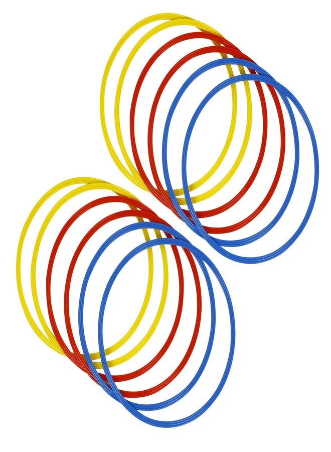 Roxan Flat Ring 18 inch Ring Ladder in 12 Piece | Round Flat Ring Ladder Multi Color | Track and Field Flat Ring Ladder | Indoor and Outdoor Flat Ring Ladder for Unisex Adults - Image 3