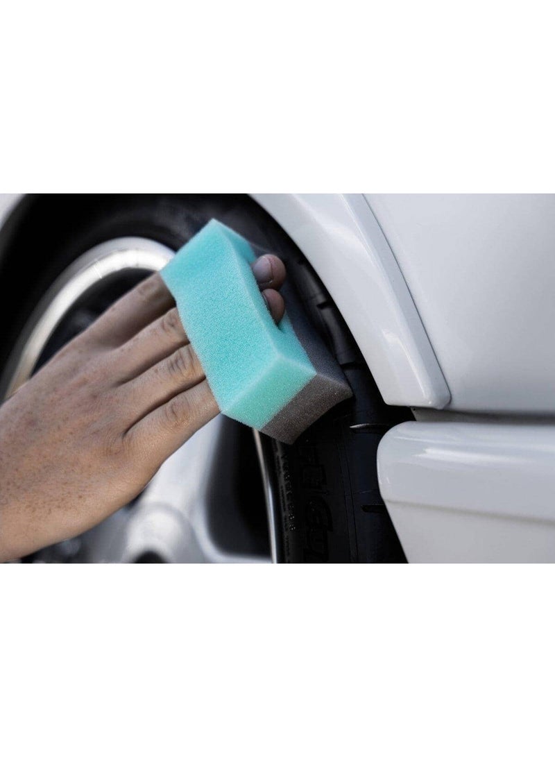 أداة وضع الإطارات والزخارف - أداة وضع رغوية ثنائية الكثافة، ذات جانب أخضر صلب للزخارف وجانب رمادي ناعم للإطارات | مثالية لوضع الضمادات والطلاءات ومواد الحماية - Image 2