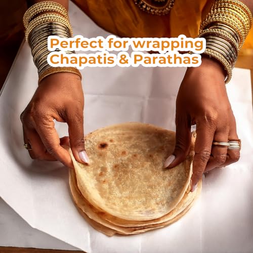 House Wrap 50 Meters Food Wrapping Paper - Premium Non-Stick Butter Paper Roll | Family Pack Food Wrapping Paper | Chemical Free,Oil Proof, Non Stick Paper - Image 5