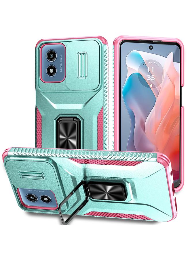 اس-توب جراب لهاتف Motorola Moto G Play 2024 مع حامل كاميرا منزلق - Image 1