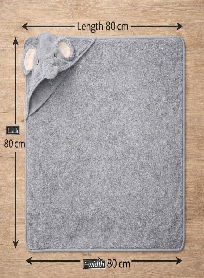 First Kick Ultra Soft Hooded Baby Bath Towel, Premium Absorbent Quick Dry Newborn Towel, Gentle on Skin, Infant Bath Towel for 0–2 Years, Baby Boys & Girls, Large Size - Image 4
