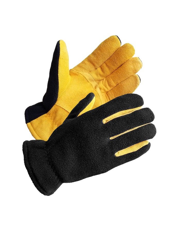 SKYDEER Men's Winter Gloves with Soft Deerskin Suede for Cold Weather (SD5168T/2XL, Warm 3M Thinsulate Insulation) - Image 1