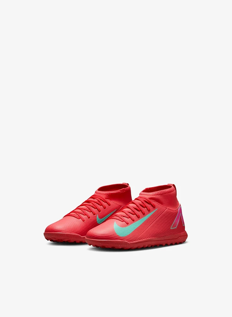 Nike Kids' Mercurial Superfly 10 Club Turf Ground Football Shoes
