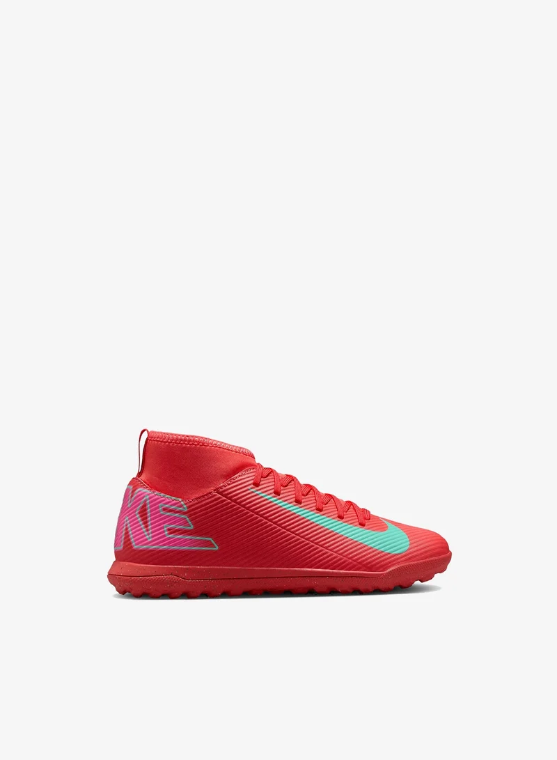 Nike Kids' Mercurial Superfly 10 Club Turf Ground Football Shoes
