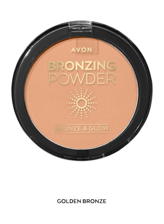 AVON Bronze And Glow Bronzing Powder - Golden Bronze - Image 1