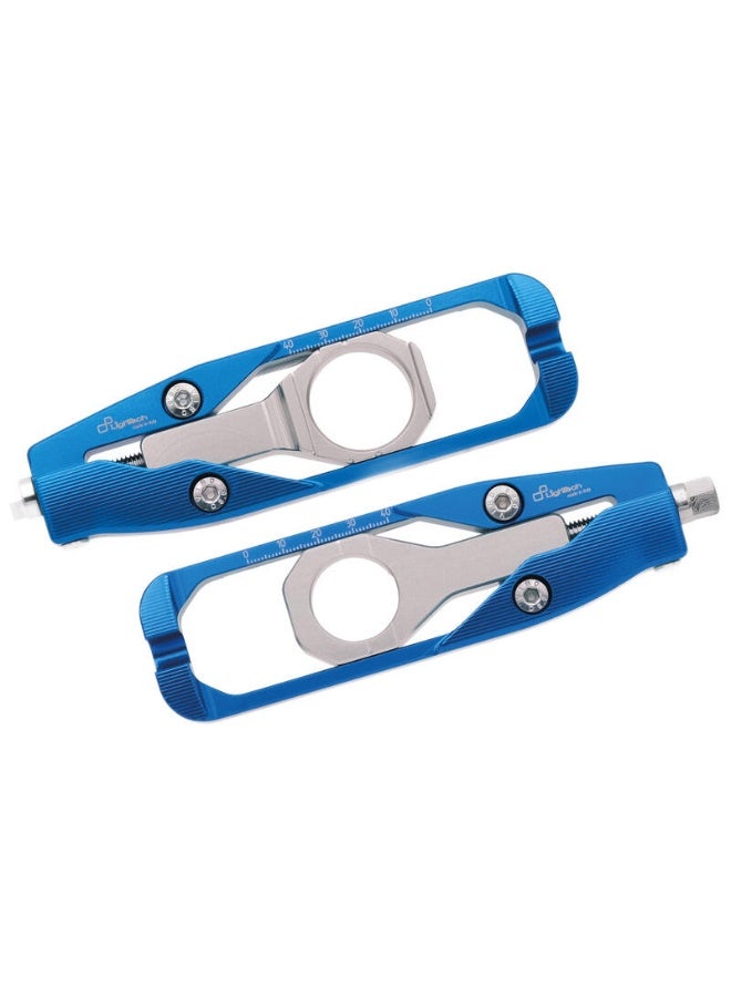 LighTech Chain Adjuster Kit, for Yamaha R6 (2017–2024) – Blue