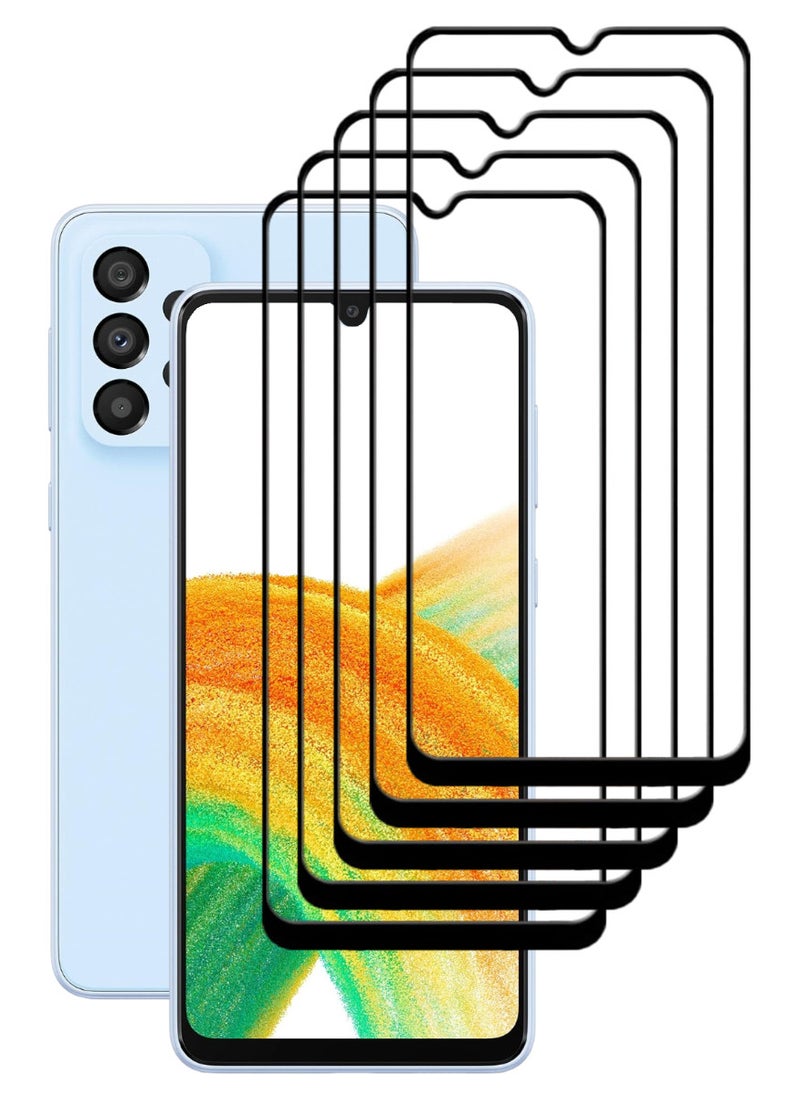 ACLIX 5 Pieces Antistatic ESD Dustproof Premium Quality High Definition Tempered Glass Screen Protector Designed For Samsung Galaxy A335G - Image 1