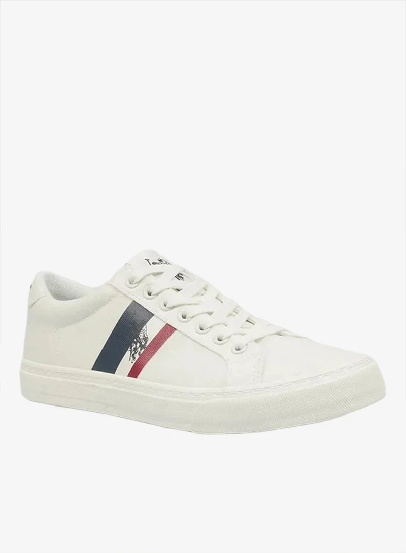 U.S. Polo Assn. USPA ZEMA GLB Men’s Sneakers – White | Classic Casual Lace-Up Everyday Shoes