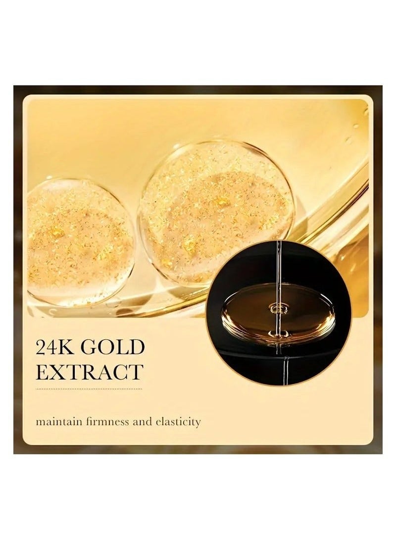 Zozu 1pc 40g Golden Hyaluronic Acid Rich Intensive Moisturizing Eye Cream - Plumps and Smooths Fine Lines, Wrinkles, and Dehydrated Skin - Hypoallergenic, Suitable for All Skin Types including Sensitive Skin - Image 3