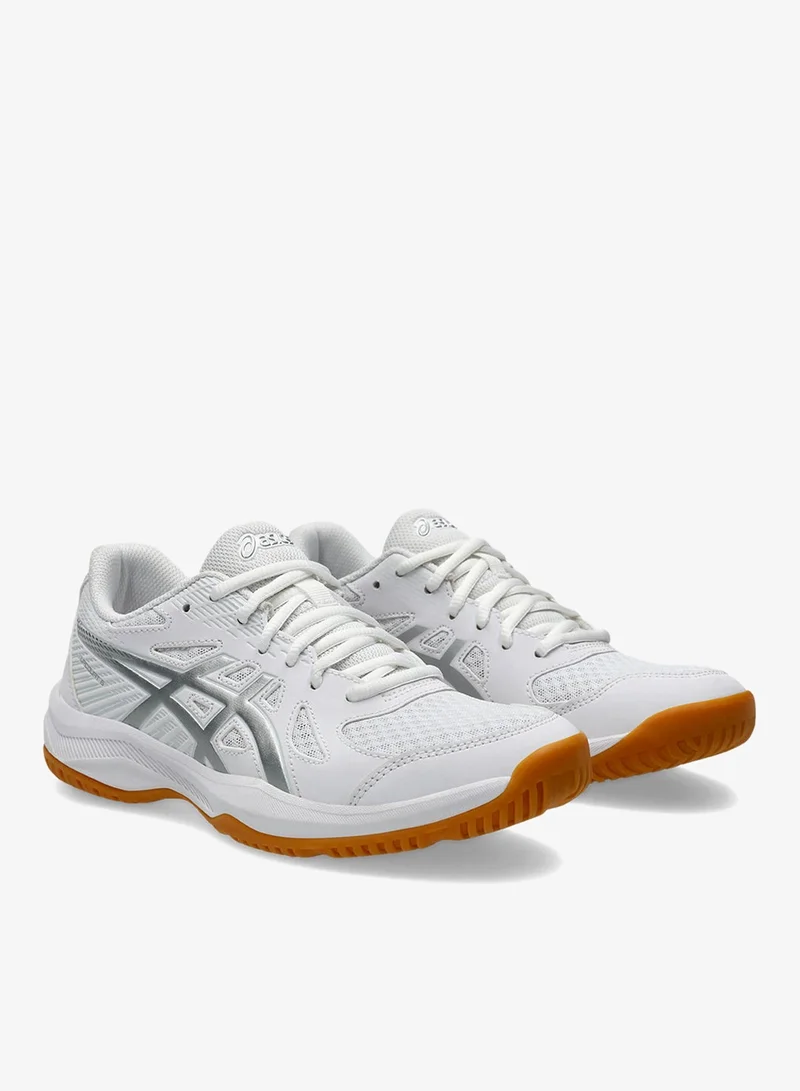 Asics WHITE/PURE SILVER Upcourt 6 for Women | Best Price UAE