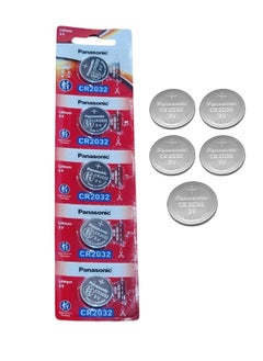 Panasonic Panasonic Batteries CR2032 Lithum Battery, 3V ,Coin Cell (5 pieces) 