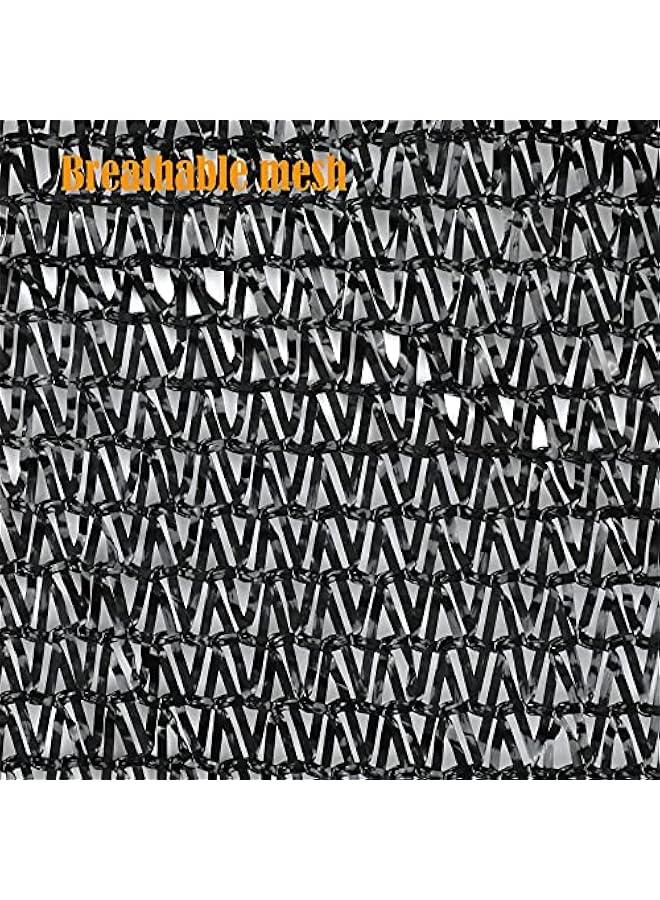 Generic 7x23ft Sun Shade Cloth, Sunblock Black Greenhouse Shade Net, Sunblock Shade with Grommets, Sun Netting for Patio, Outdoor Shading Net, Heavy Duty Mesh Shade Net, for Garden Plants  - Image 4