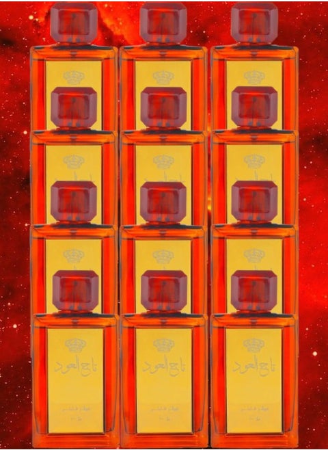 12 Pieces Taj Al oud Banafa EDP 100ML
