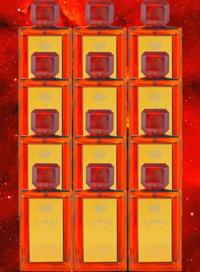 Banafa 12 Pieces Taj Al oud Banafa EDP 100ML - Image 1