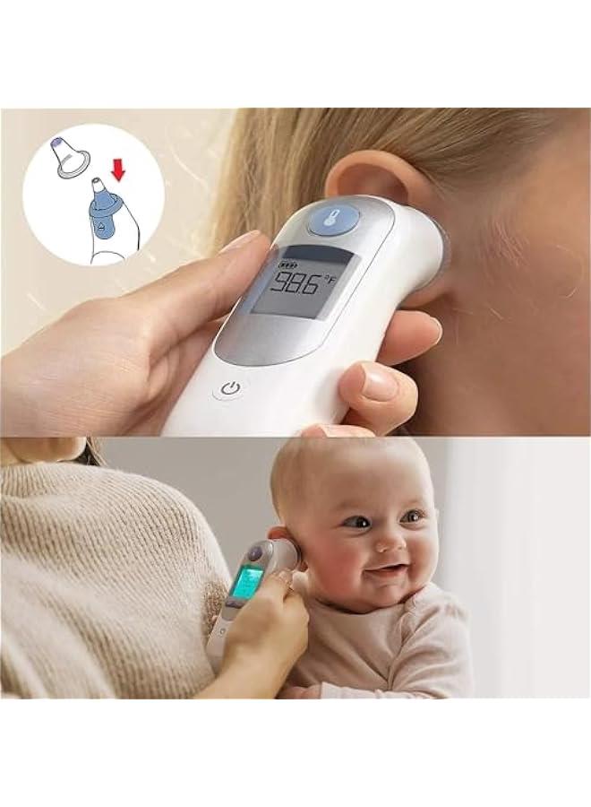 MOXO Ear Thermometer Probe Covers Thermometer Ear Thermometer Ca Refill Ca Replacement Lens Filter Protector Ear Thermometer Refill Ca for All Braun ThermoScan Covers Models 100Pcs - Image 5