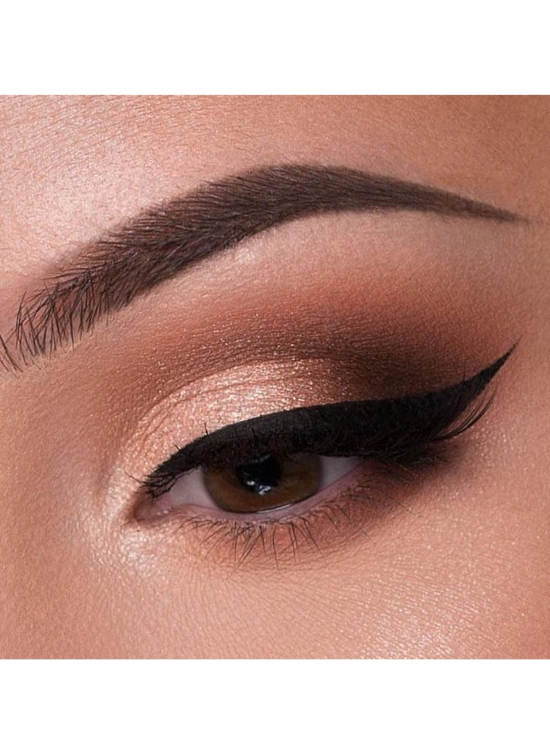 SYOSI 2 PCS Liquid Eyeliner, Highly Pigmented and Waterproof Eyeliner, For Intense Eye Definition, Smear-proof Eyeliner Liquid, Includes Easy Grip Wand and Felt Tip Eyeliner Applicator(Black) - Image 4