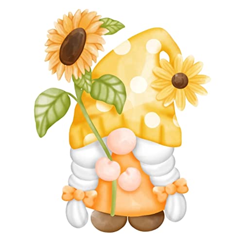 hinana 2Pcs Sunflower Gnome Frame Metal Die Cuts,Cute Flower Leaf Gnome Santa Cutting Dies Cut Stencils for DIY Scrapbooking Photo Decorative Embossing Paper Dies for Scrapbooking Card Making - Image 3