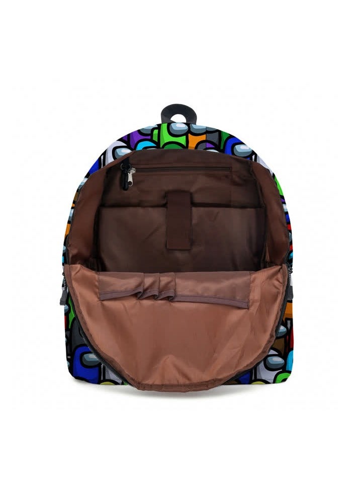 Spot among us three-piece school bag DIY space werewolf kill primary and secondary school students game peripheral backpack,D4 AMONG US08-3 SET