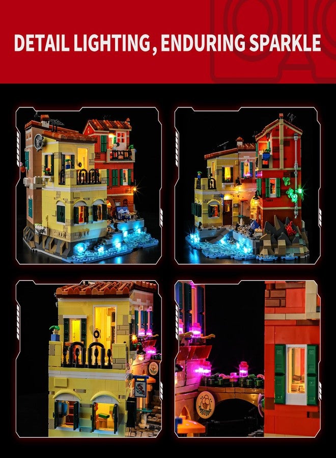 BRIKSMAX 2.0 Light Kit for Lego-Italian Riviera -Innovative Led Lighting Compatible with Lego Ideas 21359 - Not Included Model Set - Image 3