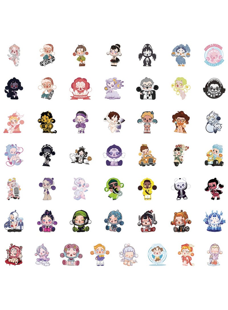 50-Piece Cartoon Stickers Waterproof Animal Vinyl Stickers for Laptop - Image 3
