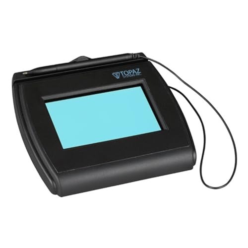Topaz Systems Topaz T-LBK750-BHSB-R Backlit 4x3 LCD Signature Capture Pad Dual Serial/USB - Image 1