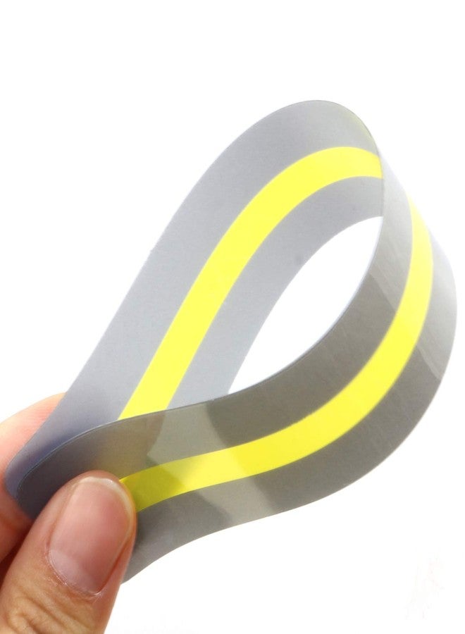 Lind Kitchen 16pcs Multi-Colored Guided Reading Strips Colored Overlays Highlighter Multipurpose Bookmark Strip for Children/Student/Teacher/Dyslexia People 8 Colors(Small + Large) - Image 3