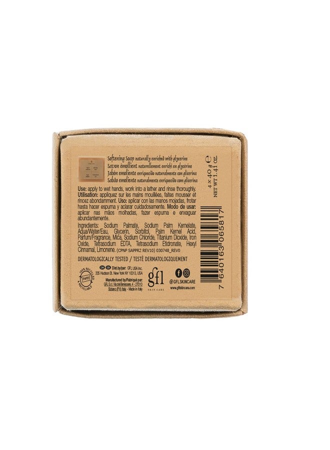 Prija Softening Soap Gift Pack Enriched with Vegetable Glycerin (4 Pack x 1.41 oz) - Maintain and Restore Skin Hydration - Vegan Friendly - Dermatologically Tested - 100% Recycled Paper - Image 2