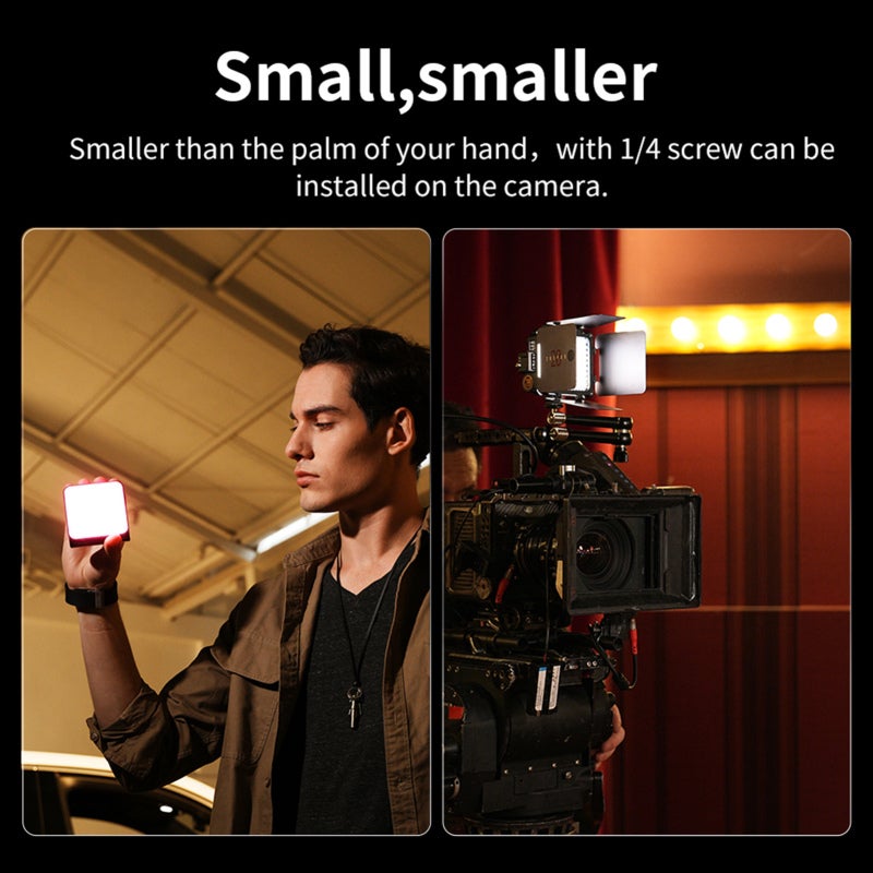 Zhiyun Pocket Fill Light 20W High-Power Output Professional Dimming - RGB Lighting Effects with Music Mode Color Temperature Control for Photography - Image 3