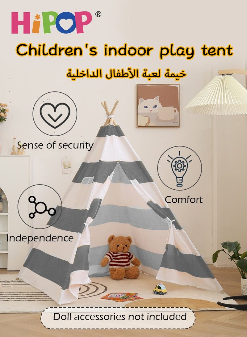 HIPOP Play House Tent for Kids,Breathable and Foldable,Children Indoor Playhouse 160*160*140cm - Image 3