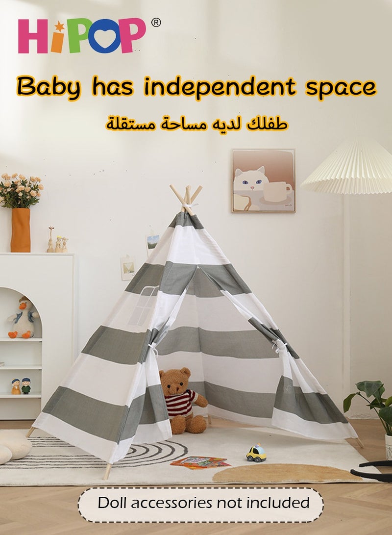 HIPOP Play House Tent for Kids,Breathable and Foldable,Children Indoor Playhouse 160*160*140cm - Image 5