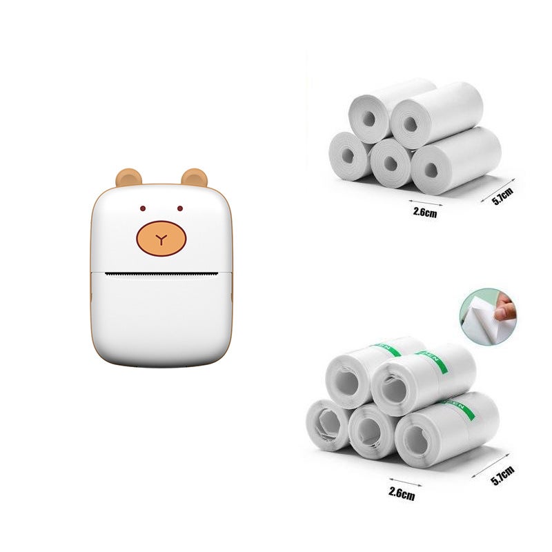 Label Small Portable Wireless Thermal Po Bluetooth Printer Pocket Student Mini Wrong Label Printing - Image 1