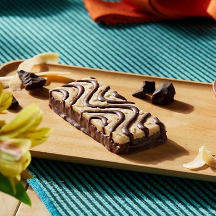 LUNA BAR بار لونا - مجموعة متنوعة - جوز الهند المغطى بالشوكولاتة ونكهة الليمون + مزيج التوت الأزرق - بار وجبات خفيفة خالية من الجلوتين - غير معدلة وراثيًا - بار بروتين - مصنوعة من الشوفان العضوي (12 عبوة) - Image 4