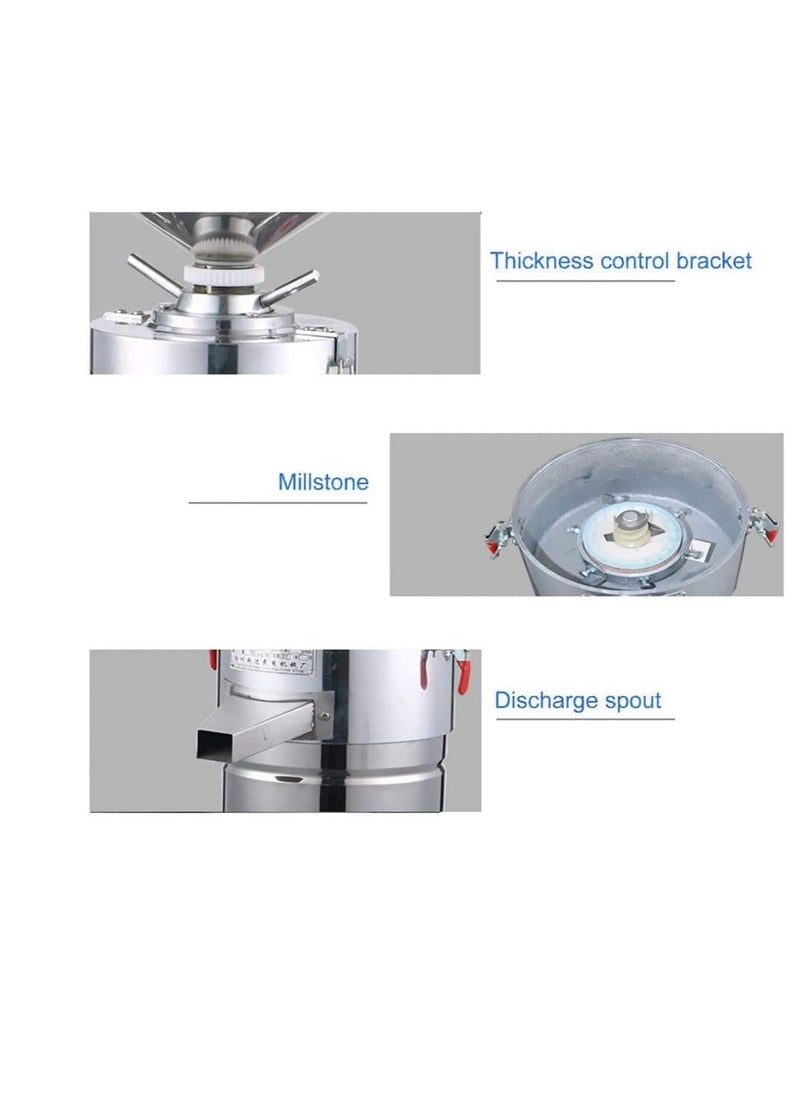 LETWOO - LETWOO Butter maker machine Sesame Sauce Almond Hazelnut for Commercial and Home Automatic Stone Disc Grinder - Image 1