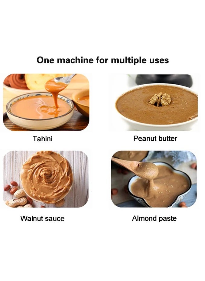 LETWOO - LETWOO Butter maker machine Sesame Sauce Almond Hazelnut for Commercial and Home Automatic Stone Disc Grinder - Image 1