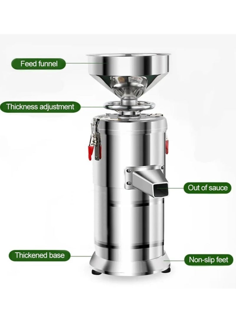 LETWOO - LETWOO Butter maker machine Sesame Sauce Almond Hazelnut for Commercial and Home Automatic Stone Disc Grinder - Image 1