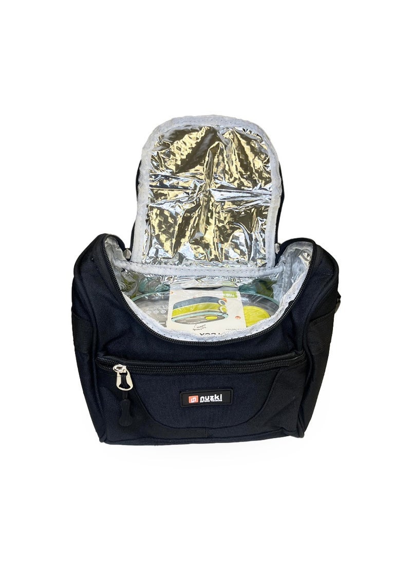 Nuzki Kids Insulated Lunch bag,Cooler Bag Travel Lunch Tote Bags With Adjustable Strap For School Children Student. - Image 3