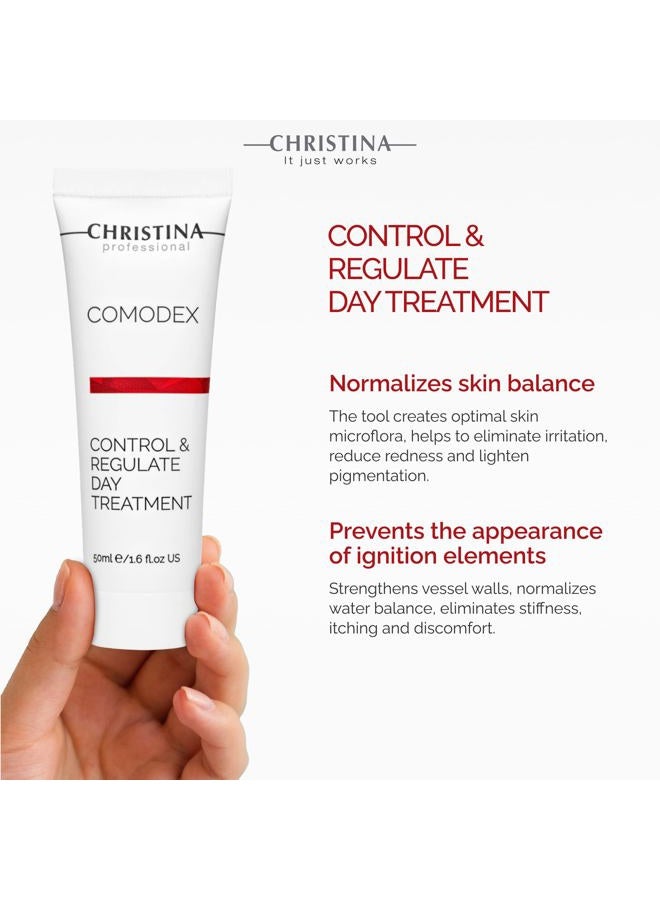 CHRISTINA- Day Treatment, COMODEX-CONTROL & REGULATE, 50ml - Image 3