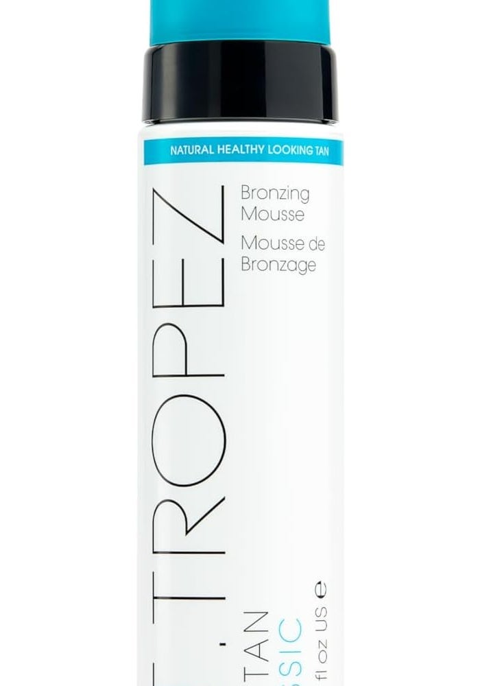 ST.TROPEZ St. Tropez Self Tan Classic Bronzing Mousse, Vegan Self Tanner for a Sunkissed Glow, Lightweight, 100% Natural Self Tanning Active, 8 Fl Oz - Image 1