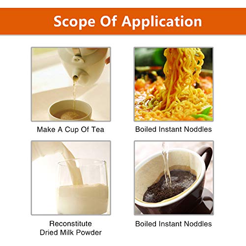 Keenso كيسنو كوب تسخين كهربائي للسفر 12 فولت، 450 مل غلاية كهربائية من الفولاذ المقاوم للصدأ، كوب قهوة سيارة مع ولاعة سجائر - Image 3