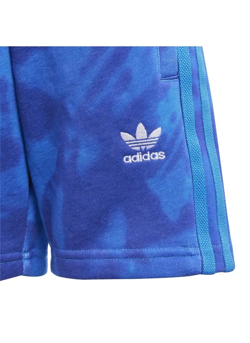 اديداس adidas SHORT TEE SET Blue Originals Kids SUITS