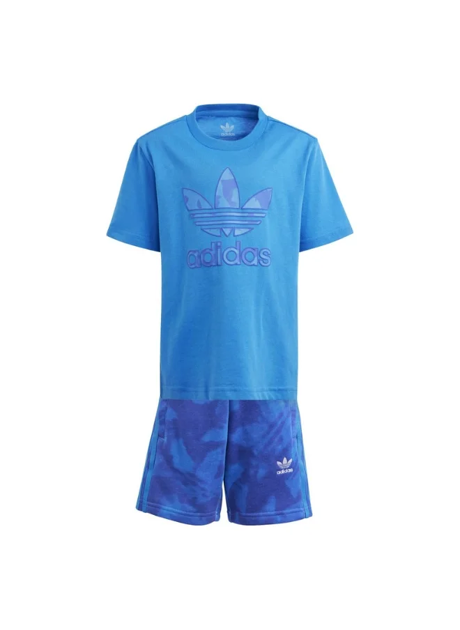Adidas adidas SHORT TEE SET Blue Originals Kids SUITS