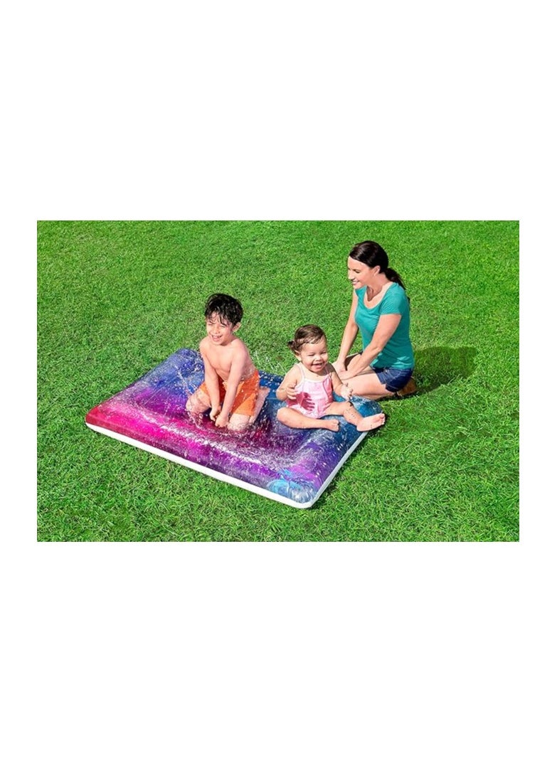 Bestway Galaxy Blobz Inflatable Water Mat – Giant Outdoor Splash Pad for Kids, Fun Backyard Play Pool with Cosmic Galaxy Design  - Image 2