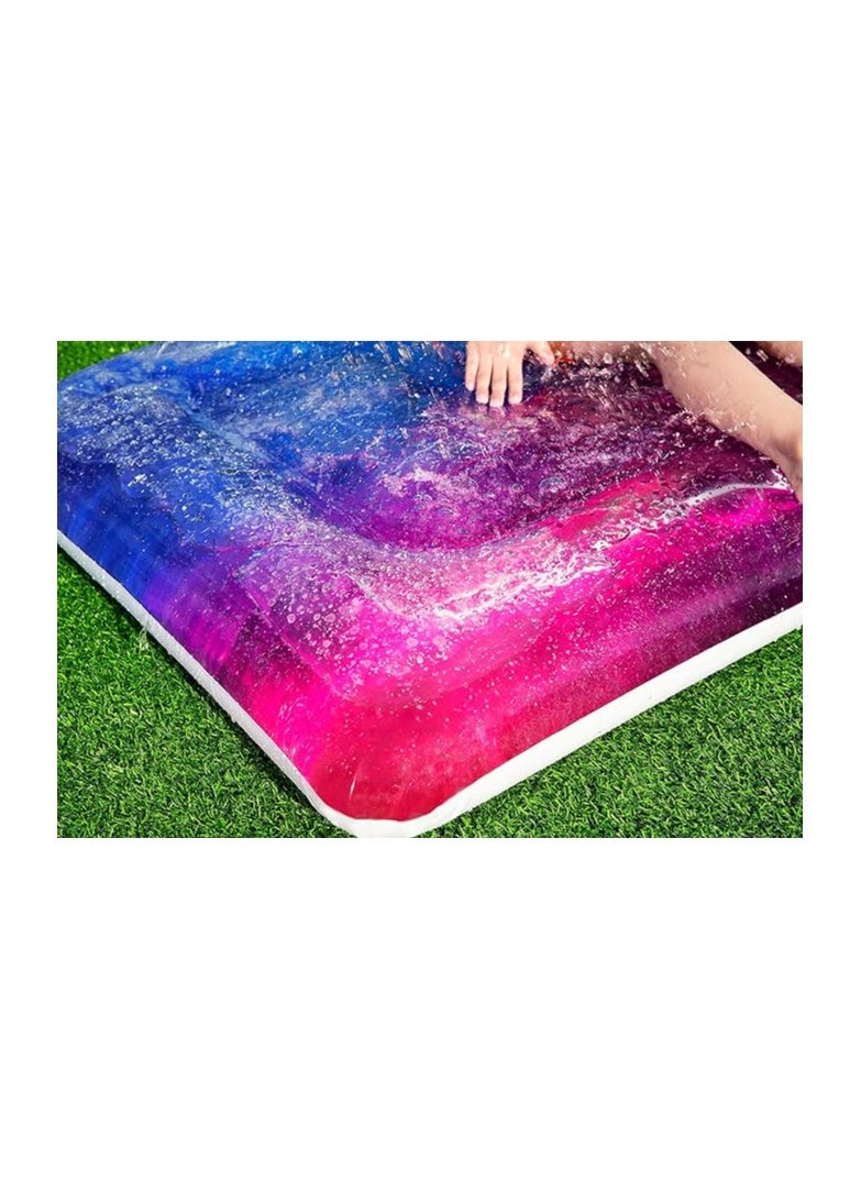 Bestway Galaxy Blobz Inflatable Water Mat – Giant Outdoor Splash Pad for Kids, Fun Backyard Play Pool with Cosmic Galaxy Design  - Image 4