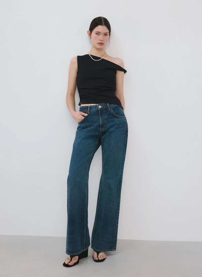 MANGO  Asymmetrical fitted top for Women | Best Price UAE